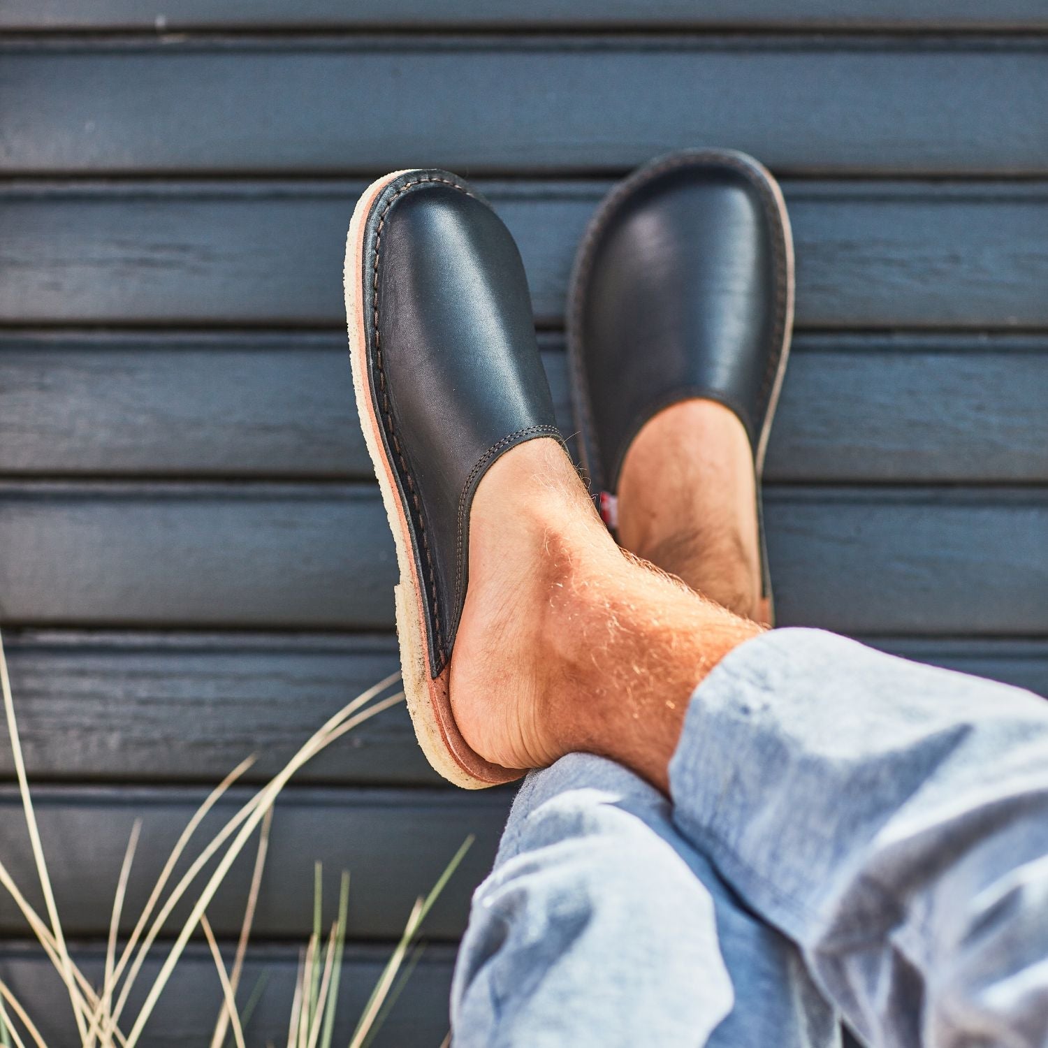 Duckfeet Blåvand Black leather slipper, additional product image 1