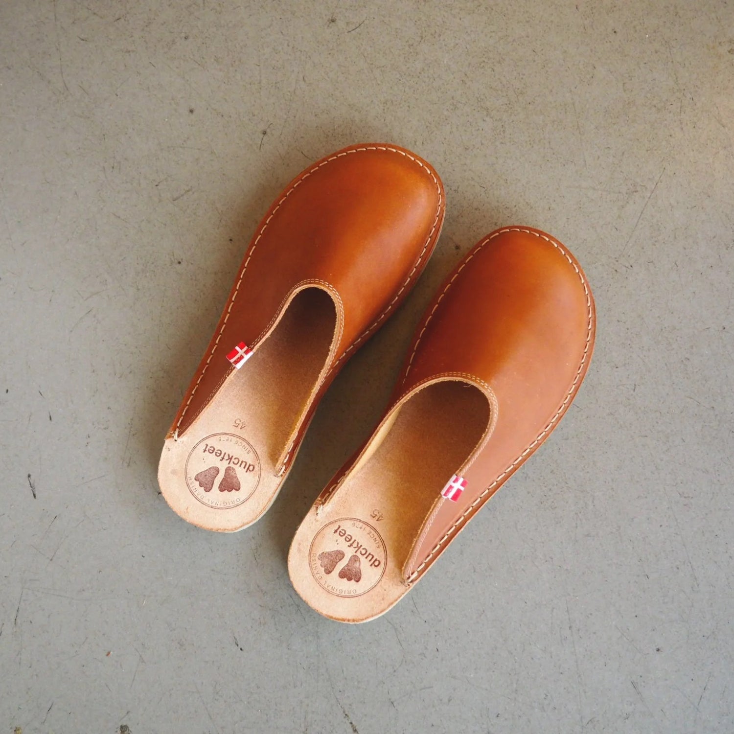 Duckfeet Blåvand Brown leather slipper, additional product image 3