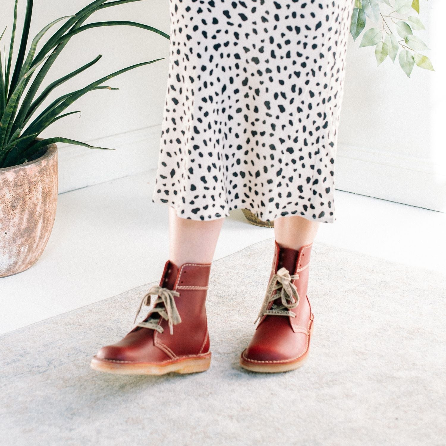 Duckfeet Fåborg Granate lace-up leather boot, additional product image 1