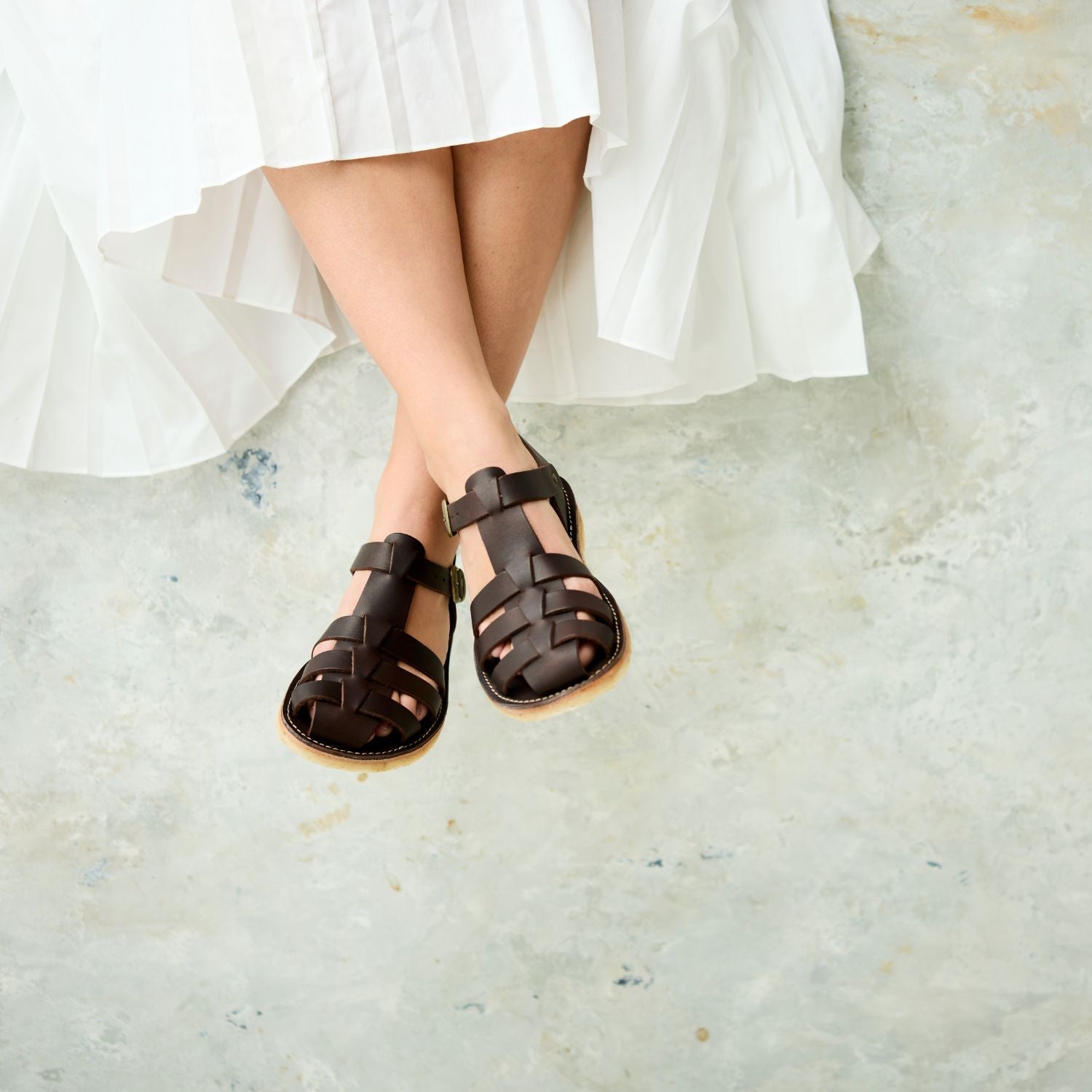 Duckfeet Ringkøbing Choco fisherman leather sandal, additional product image 2