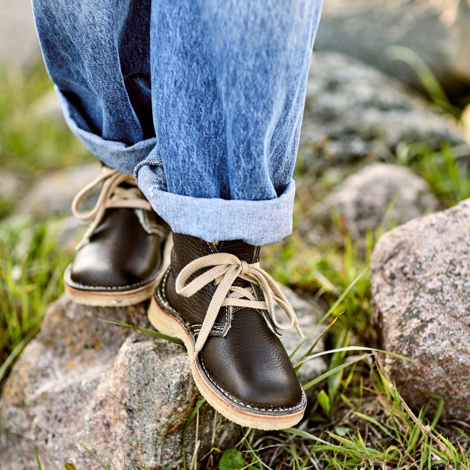 Duckfeet Skanderborg Stone wool-lined lace-up leather boot, additional product image 1