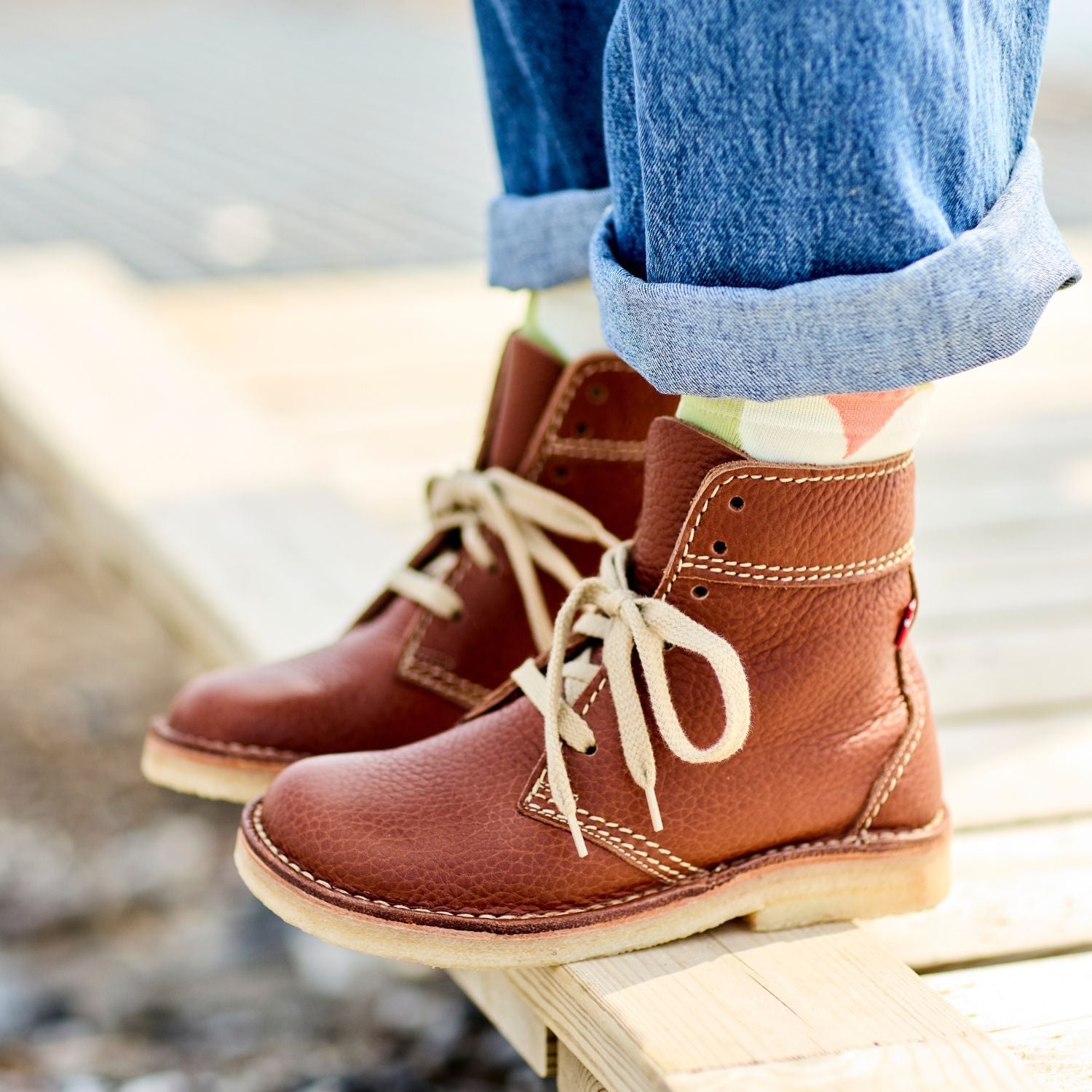 Unlined boots