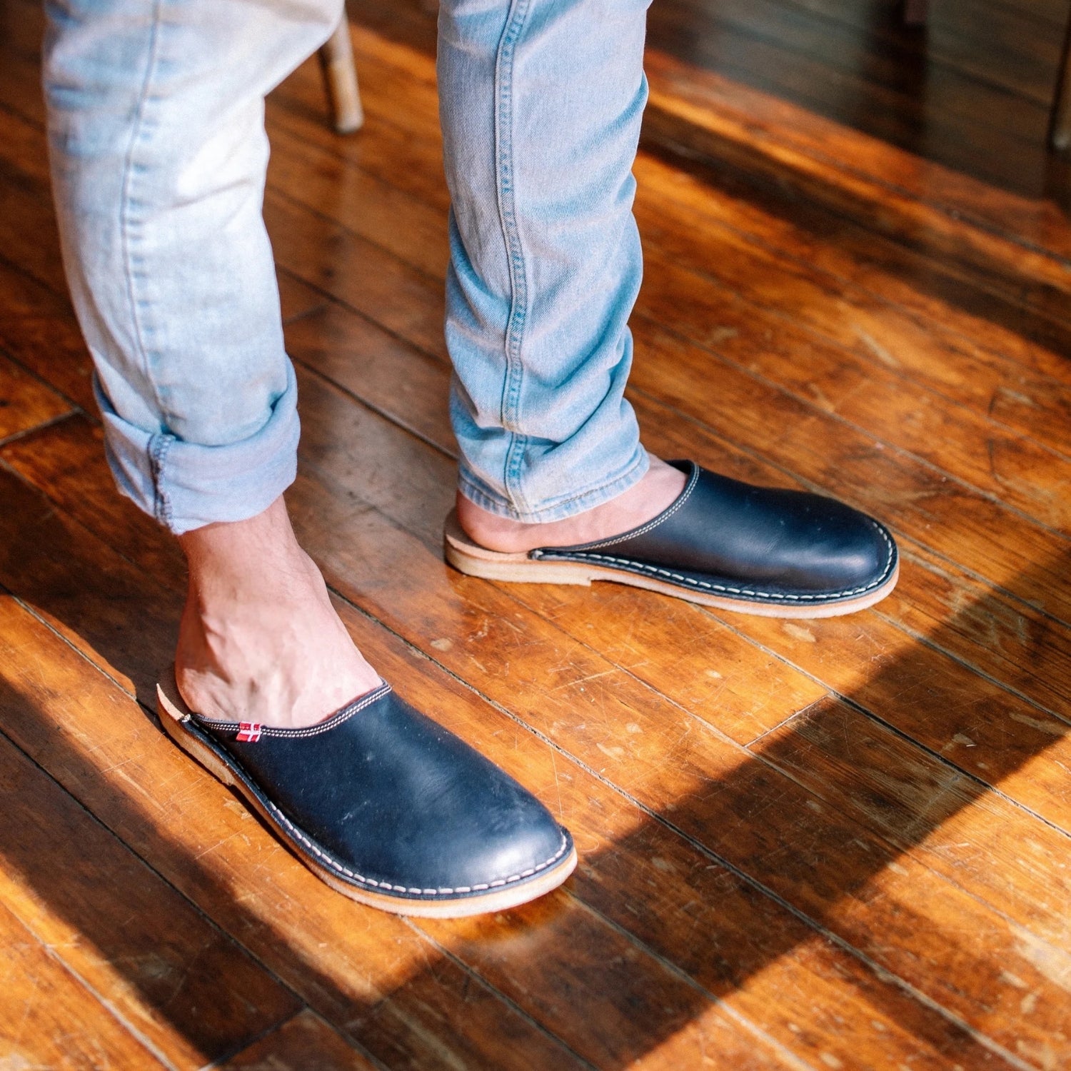 Duckfeet Blåvand Black leather slipper, additional product image 3