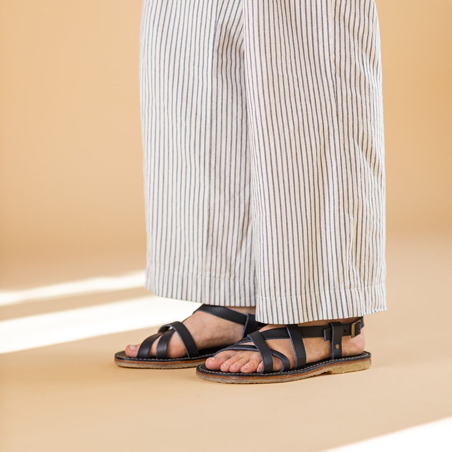 Duckfeet Bornholm Blue strappy leather sandal, additional product image 1