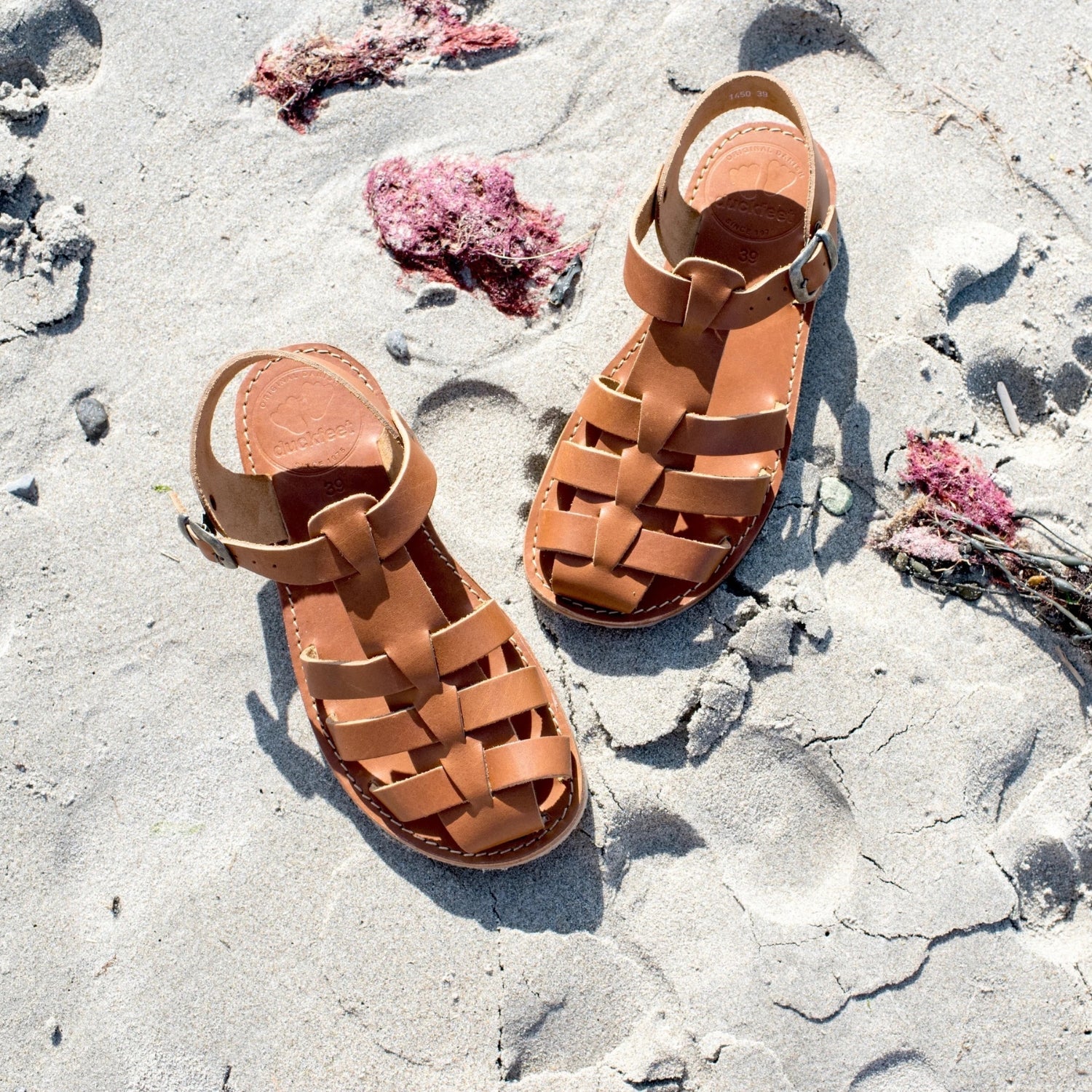 Duckfeet Ringkøbing Brown fisherman leather sandal, additional product image 1