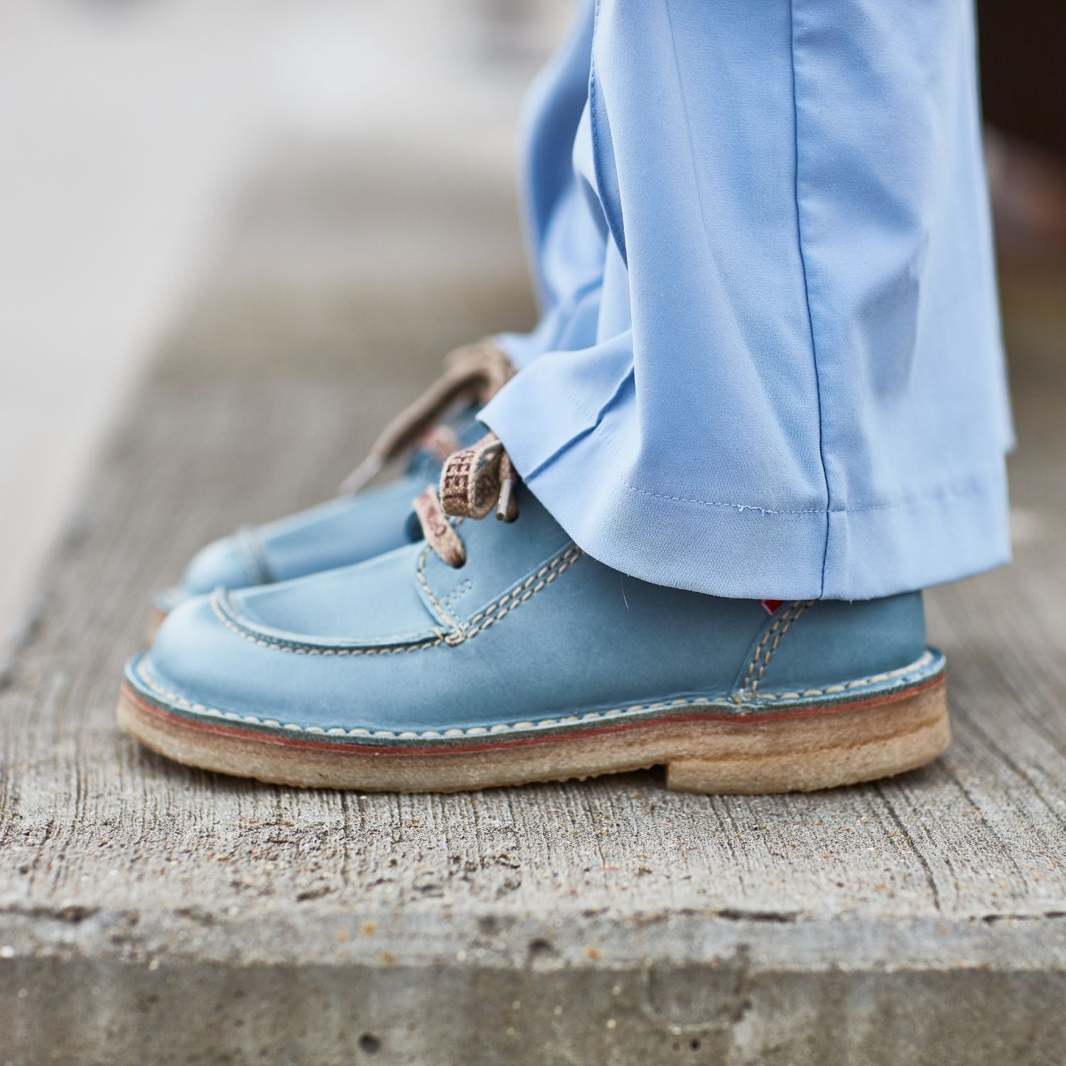 Duckfeet Fyn Jeans moc-toe leather derby shoe, additional product image 1