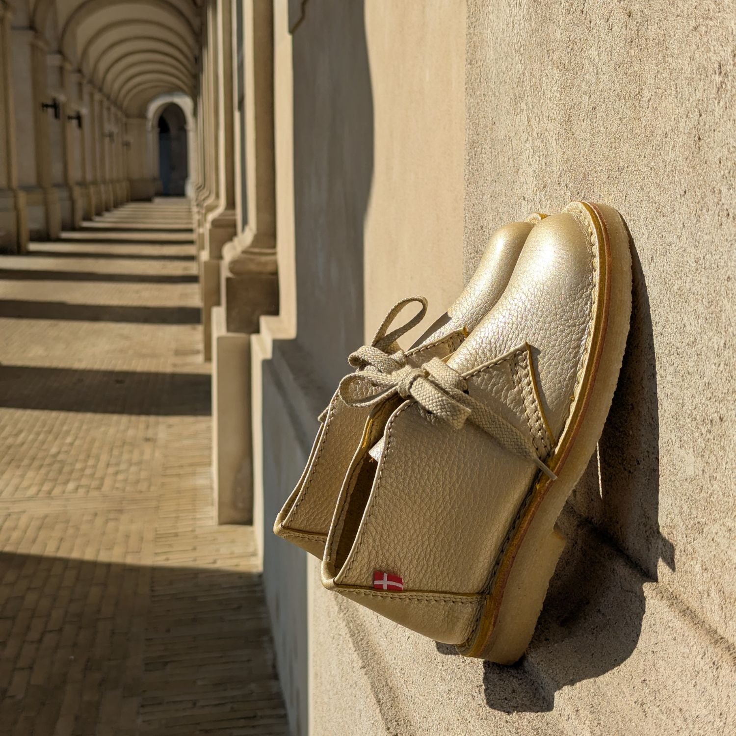 Duckfeet Helsingør Gold leather ankle boot, additional product image 1