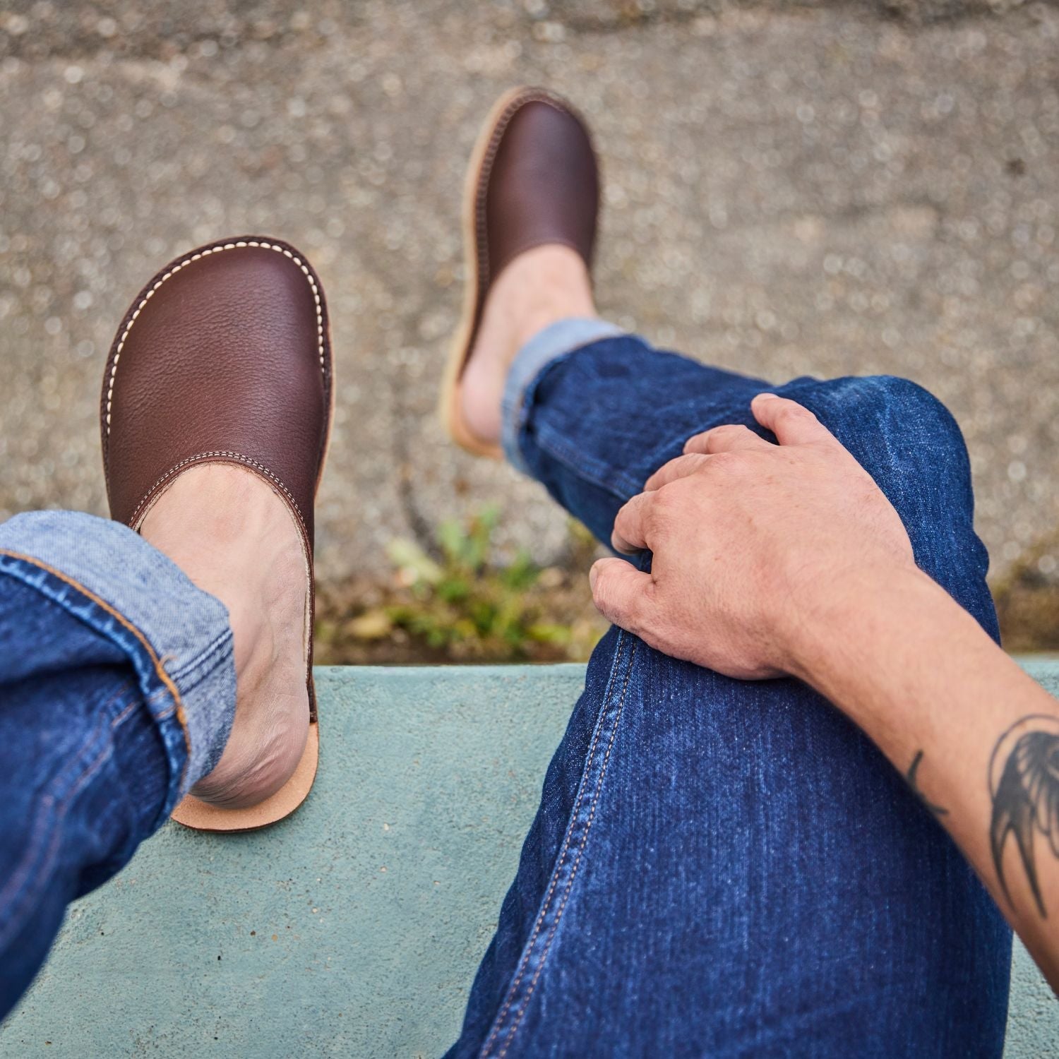 Duckfeet Klitmøller Choco wool-lined leather slipper, additional product image 1