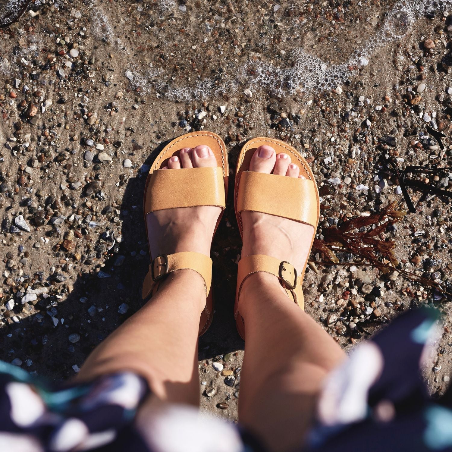 Duckfeet Løkken Bio ankle-strap leather sandal, additional product image 1