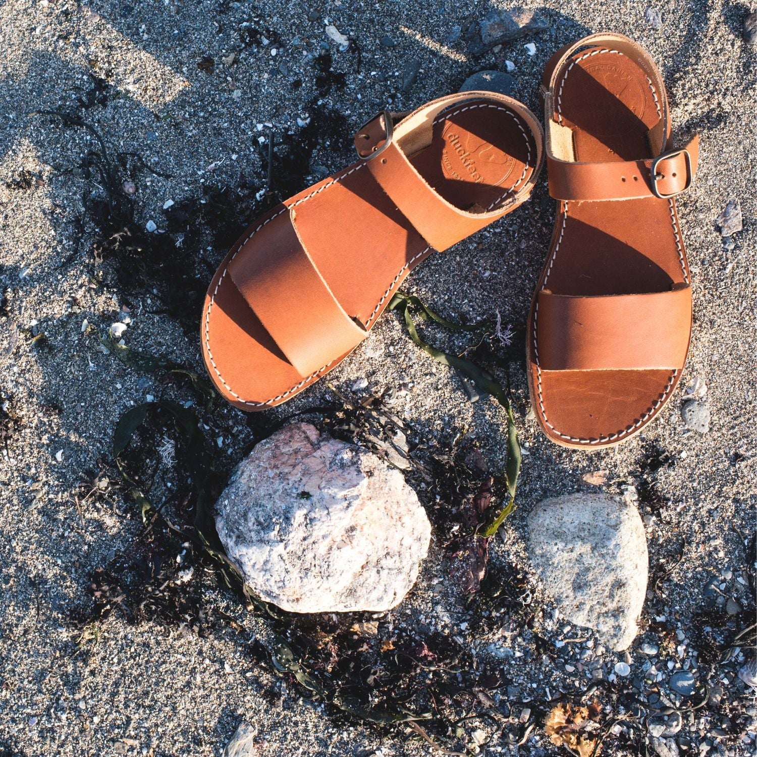 Duckfeet Løkken Brown ankle-strap leather sandal, additional product image 1