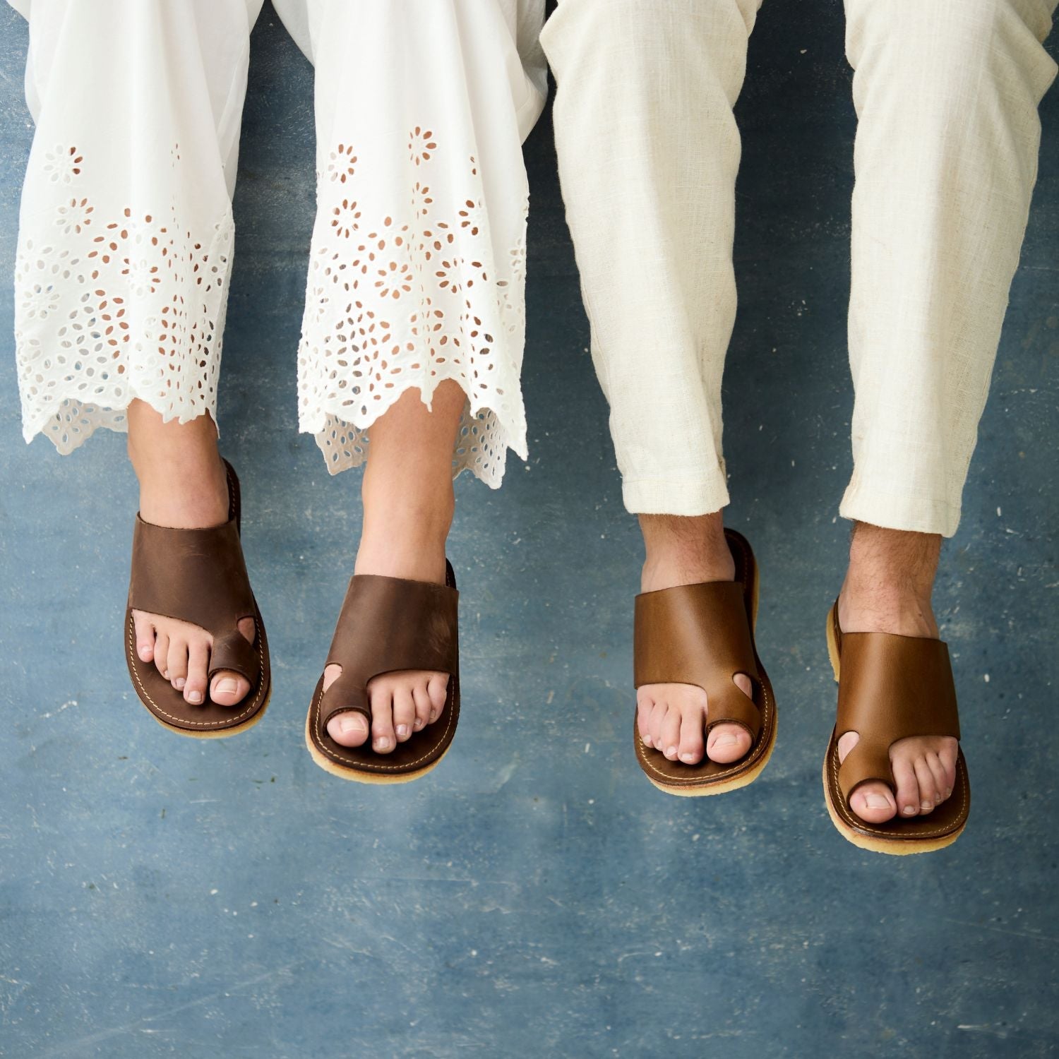 Duckfeet Mandø Cocoa toe-loop leather sandal, additional product image 3