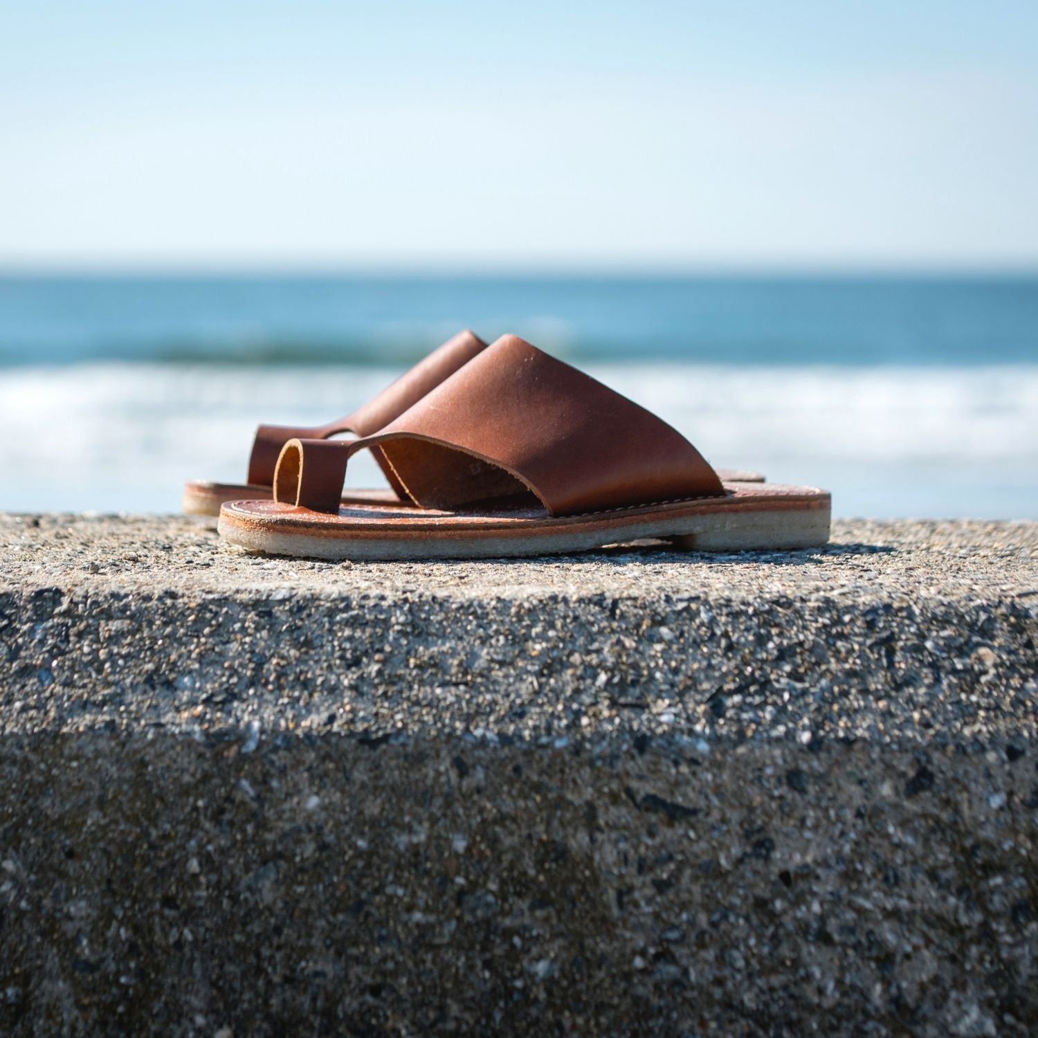Duckfeet Mandø Brown toe-loop leather sandal, additional product image 5