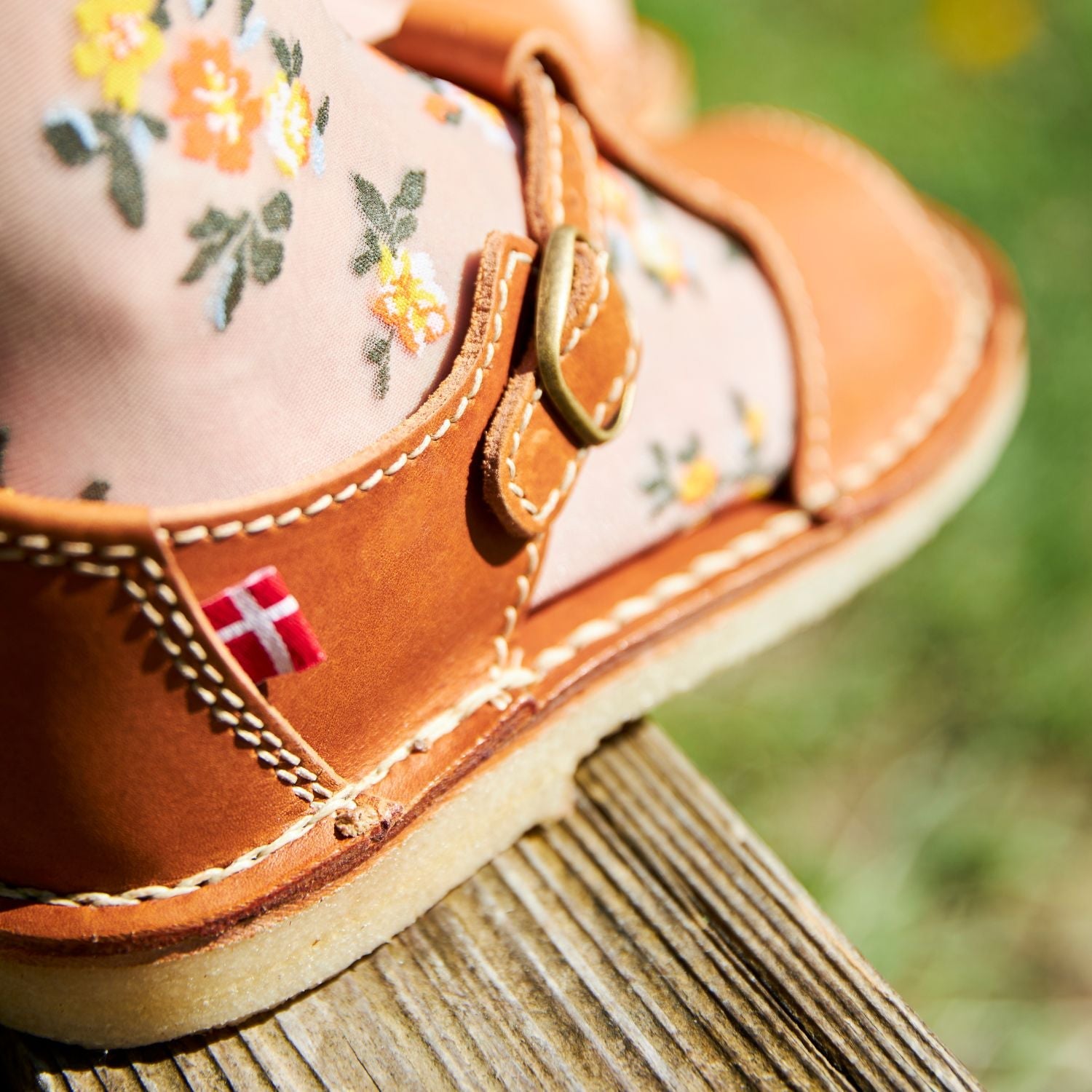 Duckfeet Samsø Brown T-strap leather sandal, additional product image 1