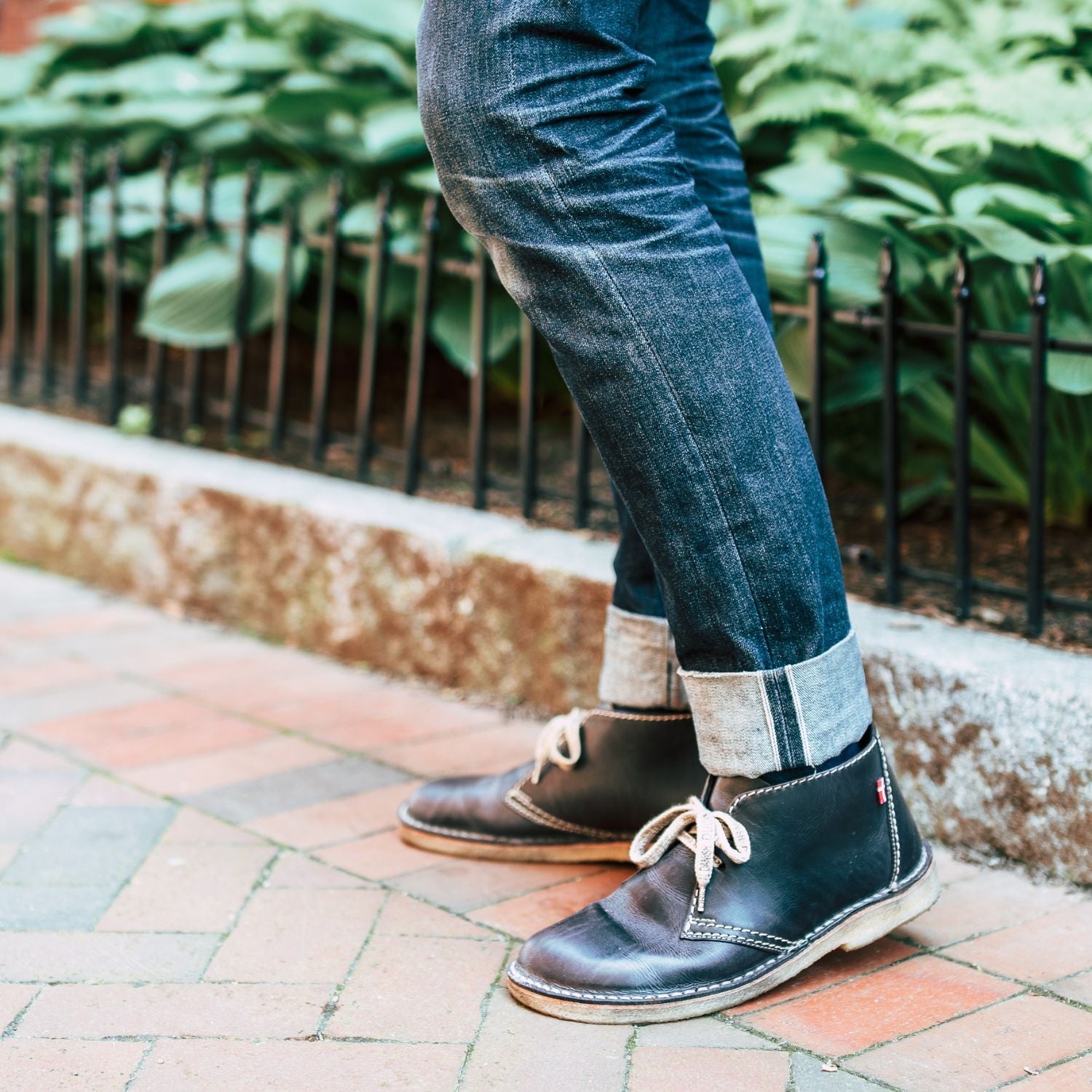 Duckfeet Sjælland Blue leather ankle boot, additional product image 1